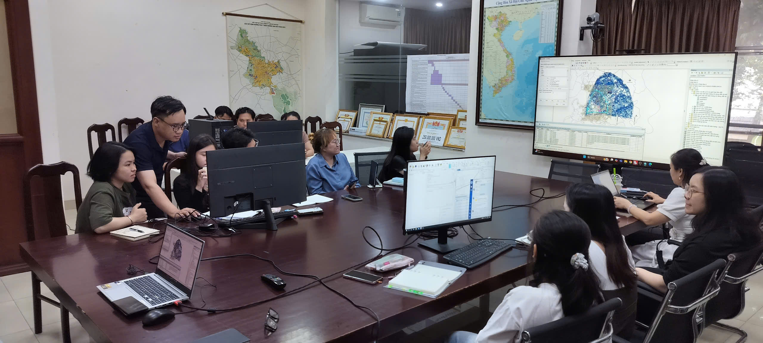 Viện Quy hoạch xây dựng miền Nam tổ chức tập huấn ứng dụng GIS trong công tác Quy hoạch đô thị - nông thôn